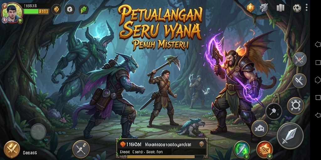 Tangkapan layar gameplay 116X menampilkan aksi seru dalam dunia petualangan.