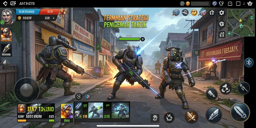 Gameplay seru di 47F dengan taktik mendalam dan pertarungan strategis.