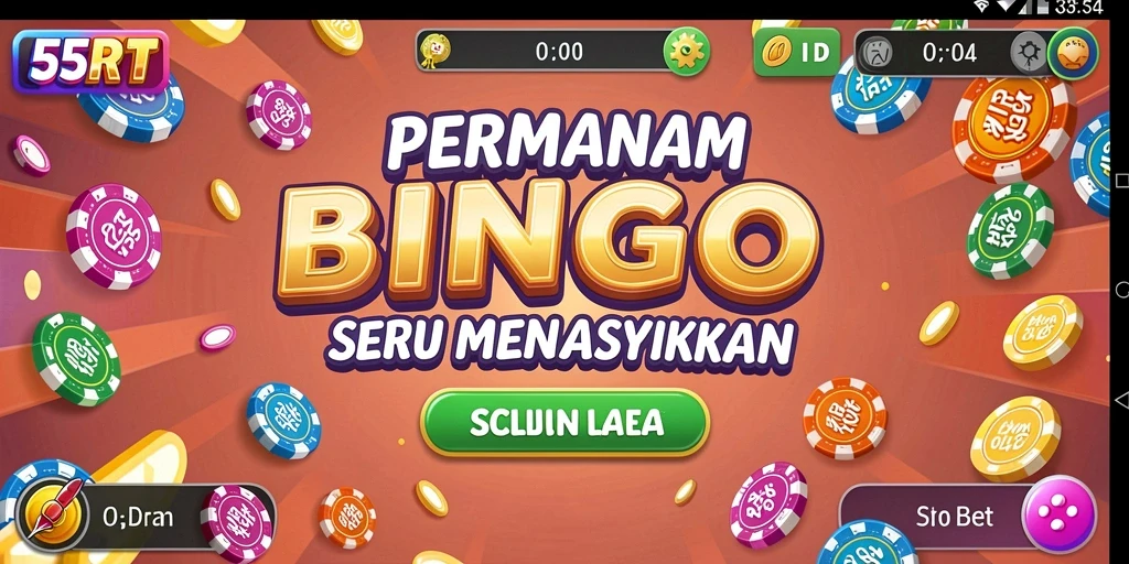 Tampilan gameplay Bingo yang menarik di 55RT.
