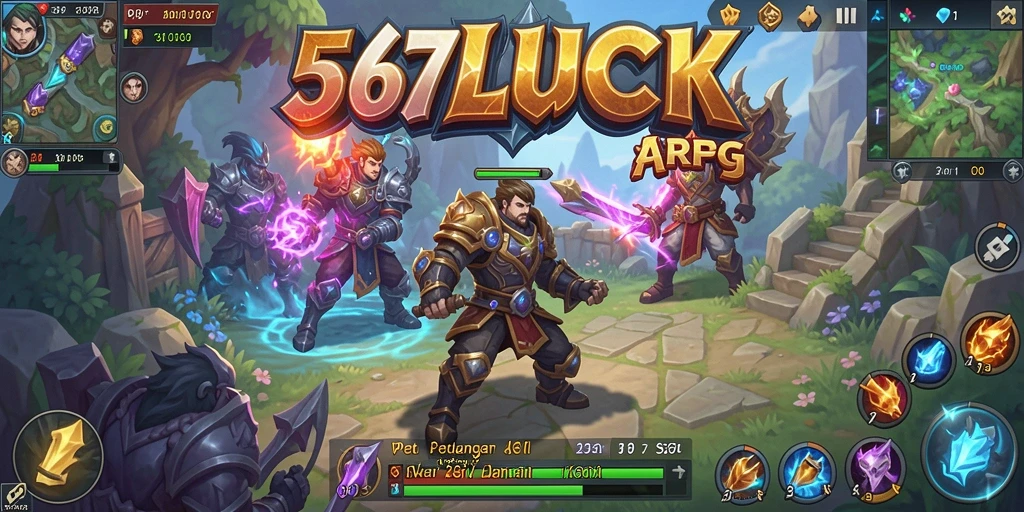 Tampilan gameplay menarik dan penuh aksi dalam 567LUCK.