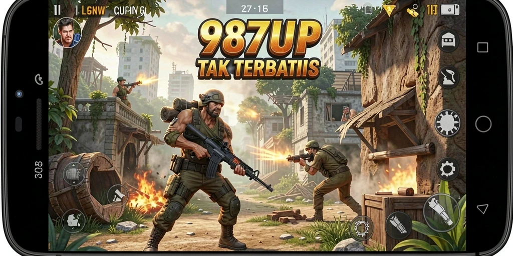 Tampilan gameplay 987UP yang mendebarkan dan penuh aksi.