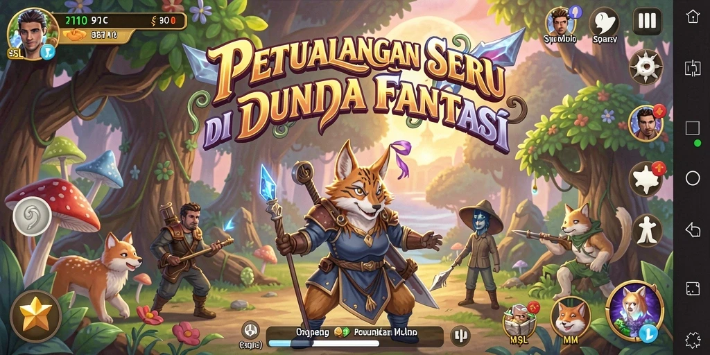 Tampilan gameplay 9SL yang menggugah selera petualangan.