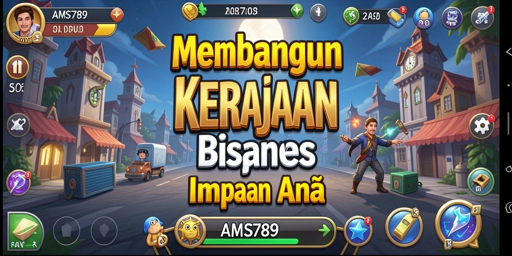 Tampilan gameplay Tycoon yang mengasyikkan dan menantang.