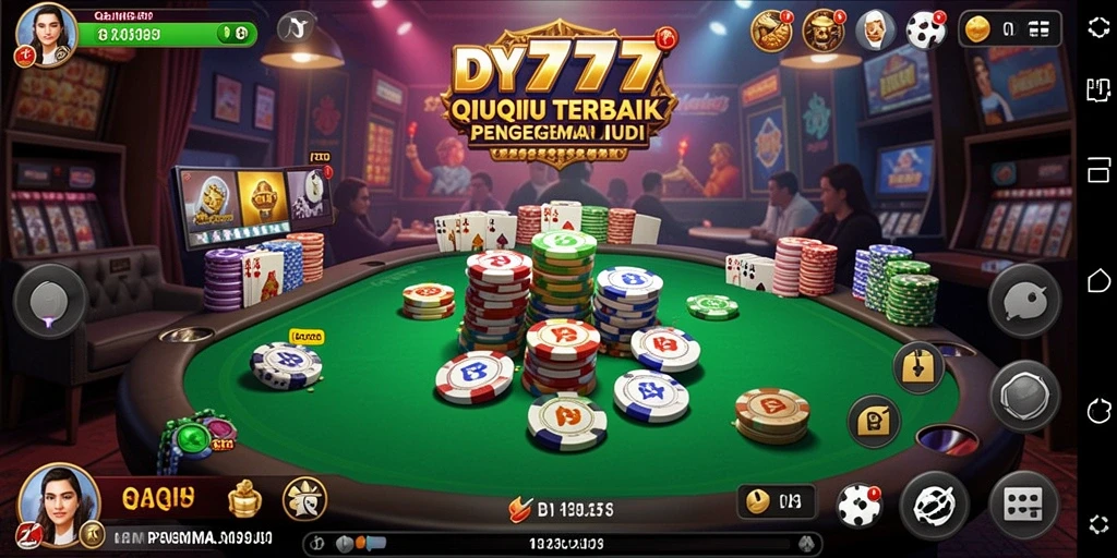 Gameplay QiuQiu seru dan interaktif di DY777.