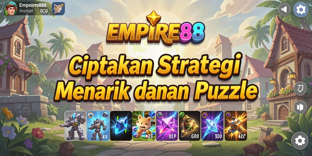 Gambaran gameplay EMPIRE88 yang penuh tantangan dan keseruan dalam menyelesaikan teka-teki.