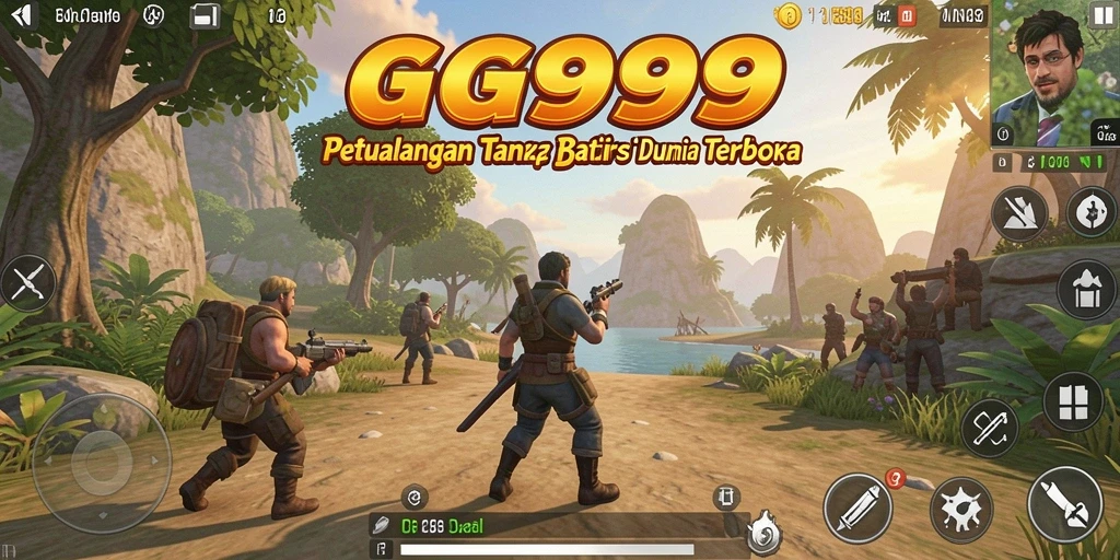 Screenshot gameplay GG999 menampilkan eksplorasi dunia terbuka yang menakjubkan.