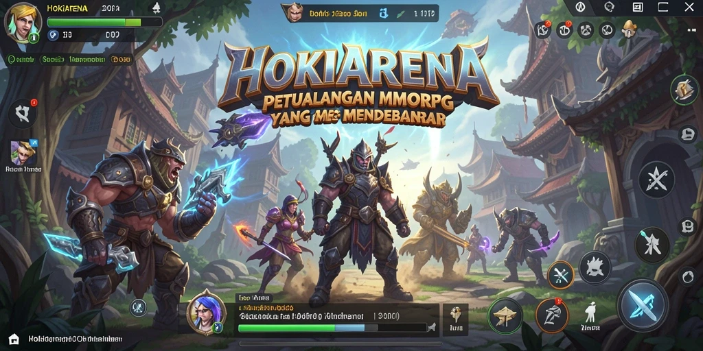 Tangkapan layar HOKIARENA menampilkan aksi pertarungan yang mendebarkan.
