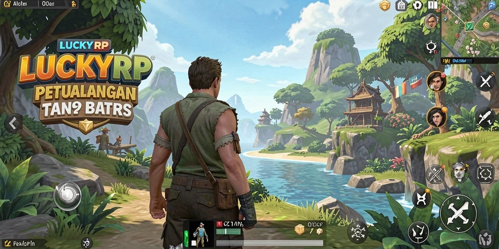 Gameplay menarik di dunia terbuka LUCKYRP yang penuh petualangan.