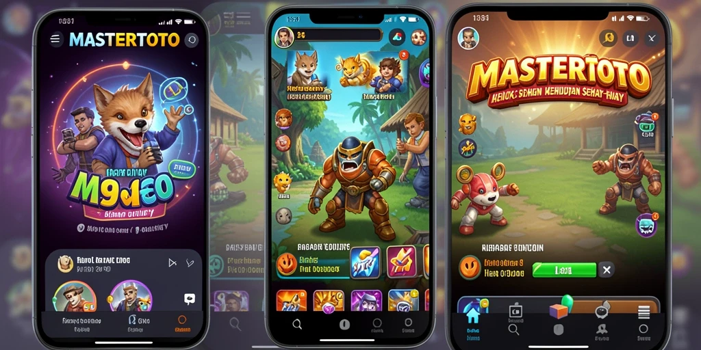Tampilan MASTERTOTO dengan fitur Utility yang bermanfaat.