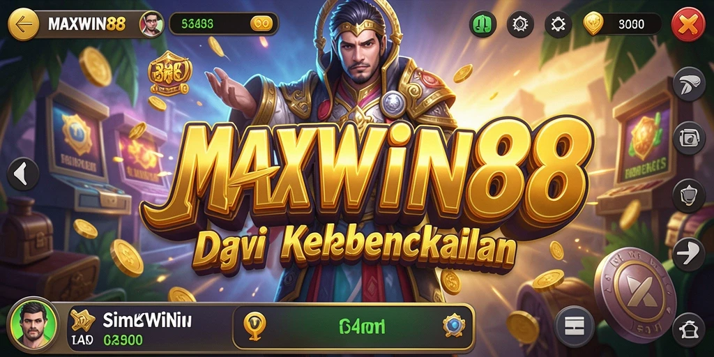 Tangkapan layar gameplay MAXWIN88 dengan suasana simulasi yang mendebarkan.