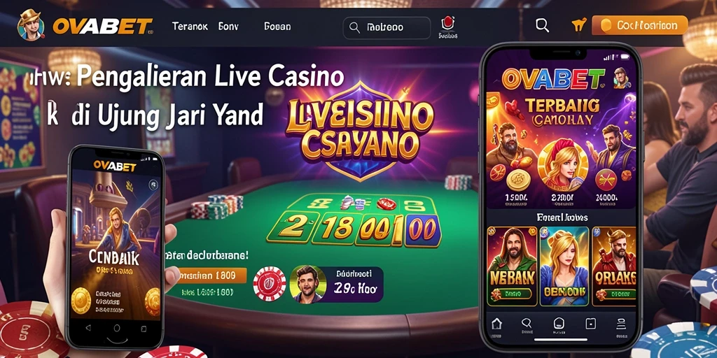 Gameplay Live Casino yang seru dan interaktif di OVABET.