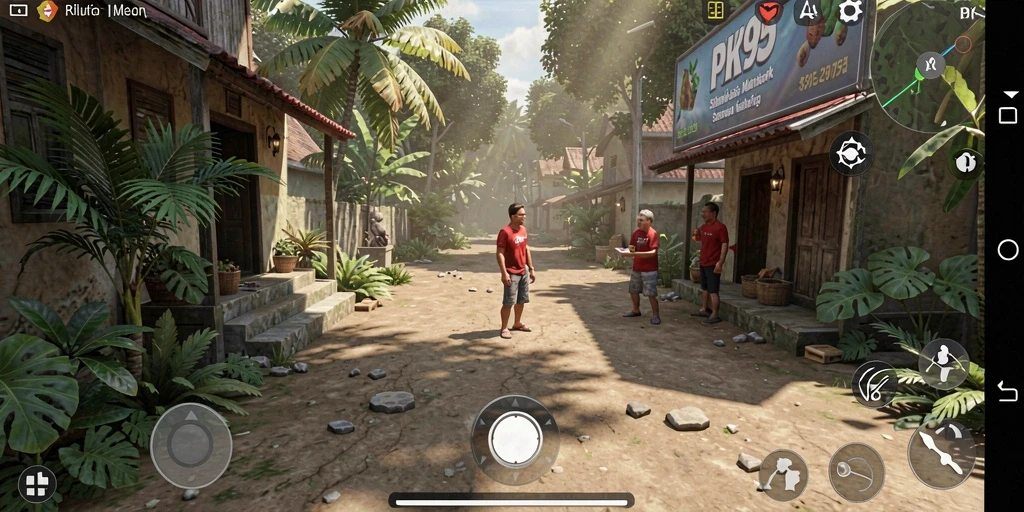 Tampilan gameplay PK95 yang menarik saat menjelajahi dunia simulasi.