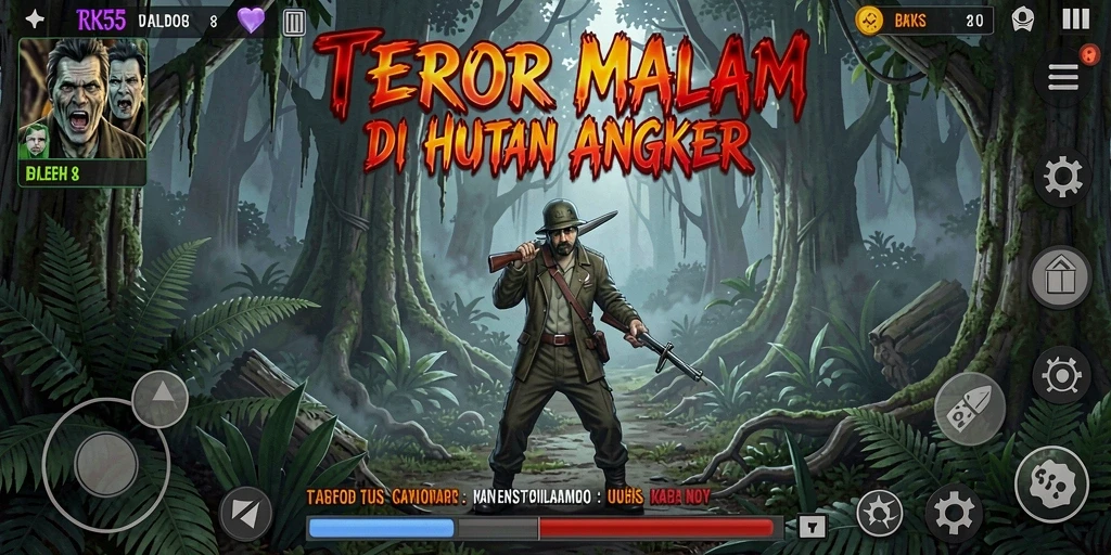 Gameplay menegangkan di RK55 dengan suasana mencekam.