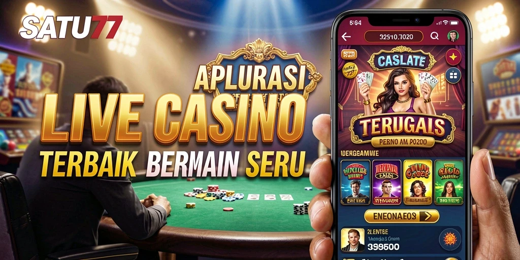 Tampilan gameplay menarik dari SATU77 dengan dealer langsung.