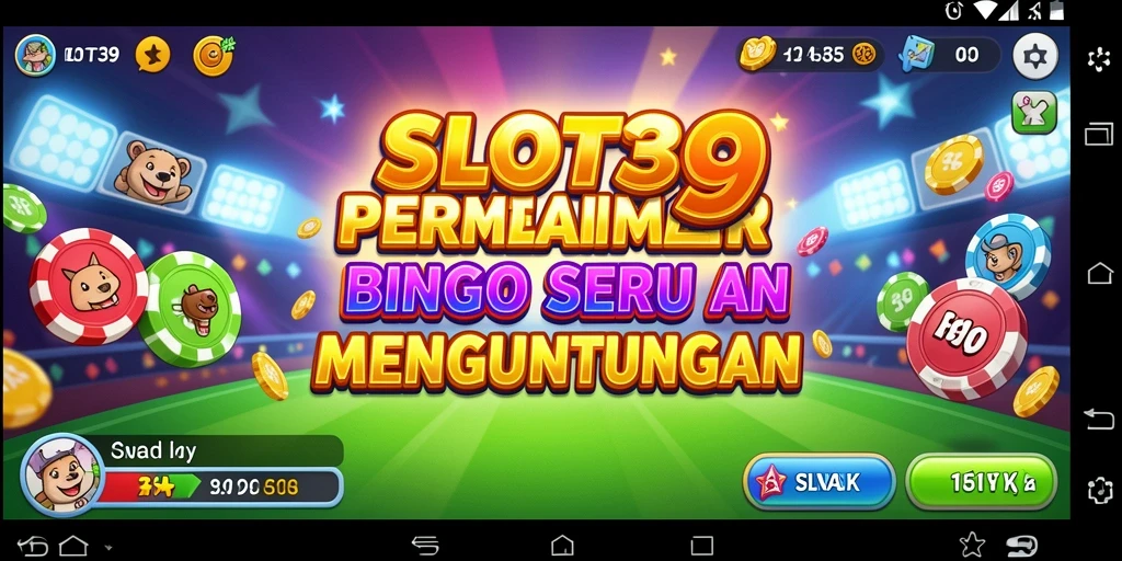 Tampilan gameplay Bingo yang seru dan interaktif di SLOT39.
