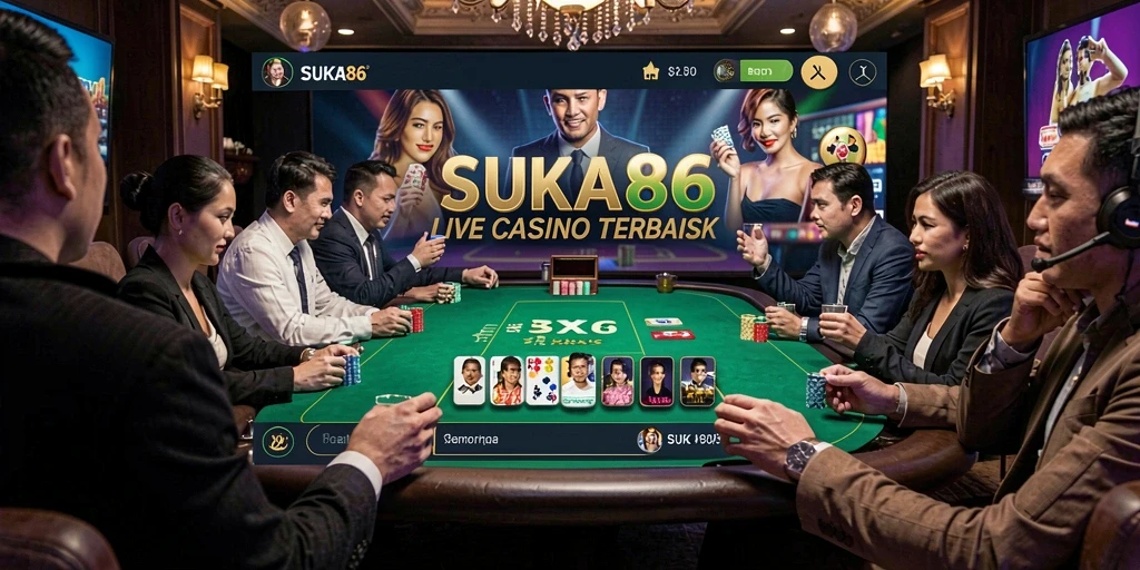 Screenshot gameplay menunjukkan suasana mendebarkan di Live Casino.