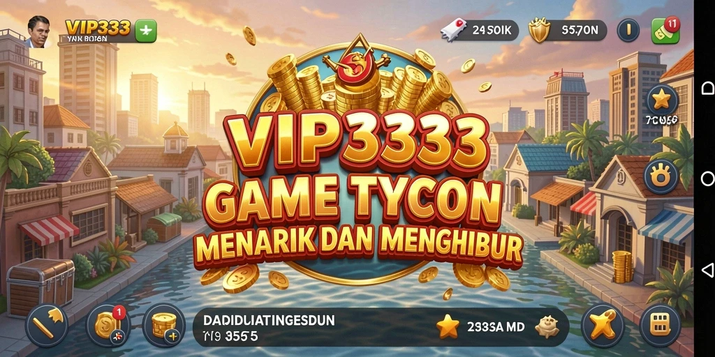 Screenshot utama VIP333 menampilkan gameplay menyenangkan dalam Tycoon.