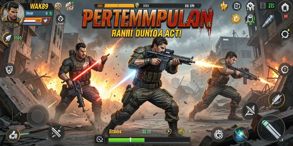 Gameplay seru dalam WAK89 dengan aksi yang mendebarkan.