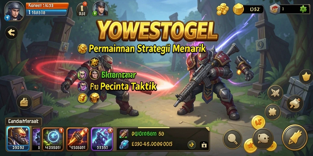 Tampilan gameplay menegangkan dari YOWESTOGEL yang penuh strategi.